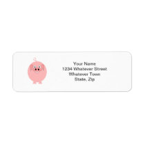 Pig Return Address Label