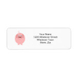 Pig Return Address Label