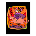 Pig Ride Post Card