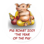 PIG ROAST 2007 STICKER