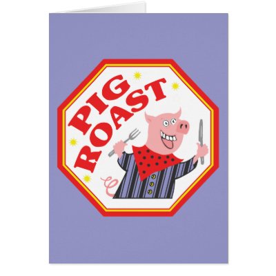 Cartoon Pig Roast
