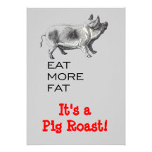 Pig Roast Custom Invites