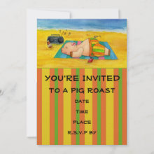 Pig Roast Invitation