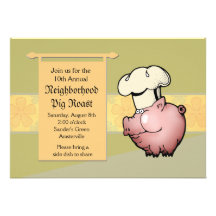 Pig Roast Invitation