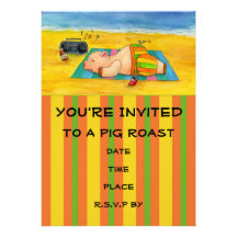 Pig Roast Invitation