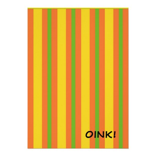 Pig Roast Invitation