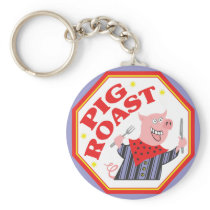 Pig Roast Keychain