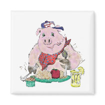 Pig Roast magnets