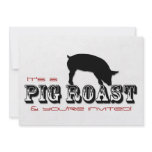 Pig Roast Party Invitation invitations