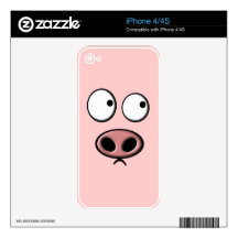 Pig Skin Decals For The iPhone 4