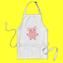 Pig standing up apron