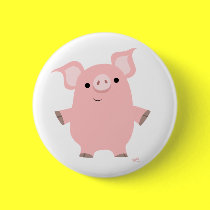 Pig standing up buttonne