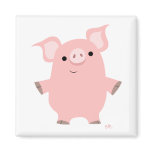 Pig standing up magnet