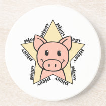 Pig Star Coasters