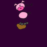 Pig Stick Figure Farm Animal Shirt