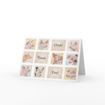 Pig Thank You card