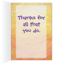 Pig Thank You Card