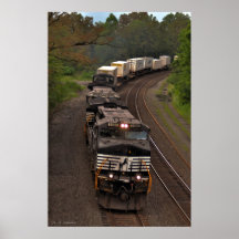 Pig Train Poster