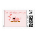 Pig Valentine Stamps by Derora Pig Valentine Stamps