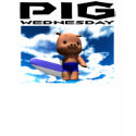 Pig Wednesday - The blue sky t-shirts