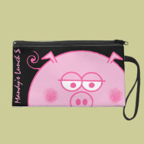 Pig Wristlet bagettes bags