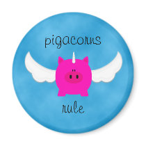 Pigacorns Rule magnets by jolly_asparagus Pigacorns Rule magnets