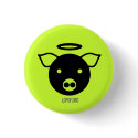 PiGcasso Art Exhibit - Angel Piggy buttons by StyleStationNYC PiGcasso Art Exhibit - Angel Piggy buttons