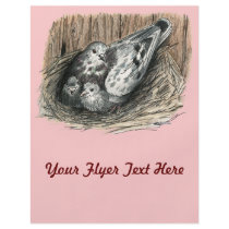 Pigeon Family Personalized Flyer