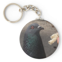 pigeon keychain