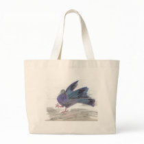 Pigeon Pastel art by Wendy C Allen Bags