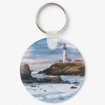 Pigeon Point Light Keychain