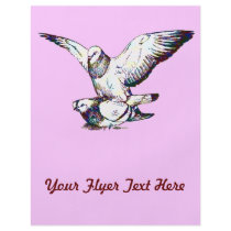 Pigeons Mating Full Color Flyer