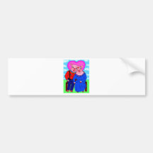 Piggies Bumper Stickers