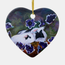 Piggies In The Garden Christmas Tree Ornament
