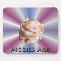 Piggies Pad Funny Designer Mousepad mousepads