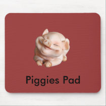 Piggies Pad Funny Designer Mousepad mousepads