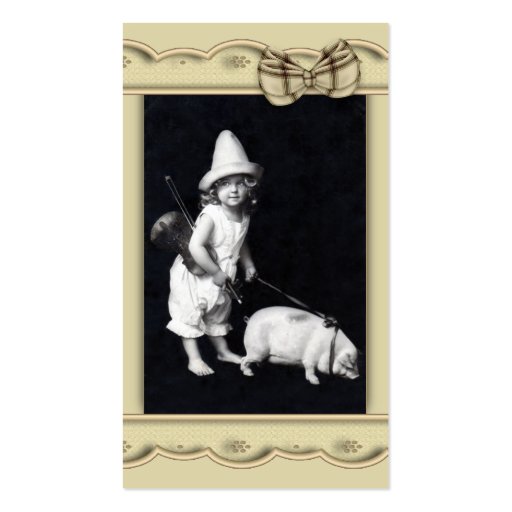 Piggy and I Vintage Photography Business Card