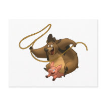 Piggy-Back Postcard