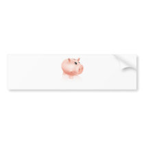 Piggy Bank Character Bumper Stickers
