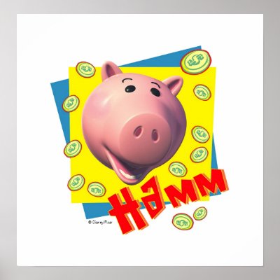 Piggy Bank Disney posters