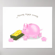 Piggy Bank Family posters