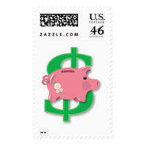Piggy bank postage by Maria_K_Bell Piggy bank postage