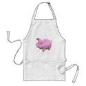 Piggy Bank Toon BBQ Apron by mariannegilliand Piggy Bank Toon BBQ Apron