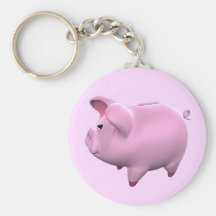 Piggy Bank Toon Keychain