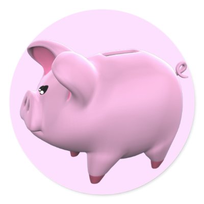 Piggy Bank Toon Sticker by mariannegilliand