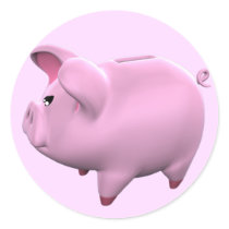 Piggy Bank Toon Sticker by mariannegilliand Piggy Bank Toon Sticker