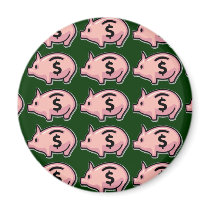Piggy Banks magnets by JuJuGarden Piggy Banks magnets