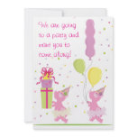 Piggy Birthday Party  Invitation - Kids