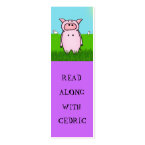 Piggy Bookmarks by ticklemonkey