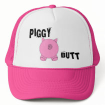 piggy butt, PIGGY, BUTT hats